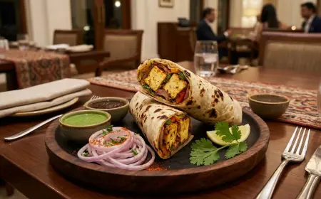 Paneer Roll Tandoori Recipe with SOP & Presentation Guide