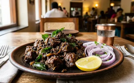 Mutton Pepper Fry Recipe with SOP & Presentation Guide