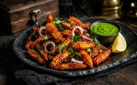 Baby Corn 65 Recipe with SOP & Presentation Guide