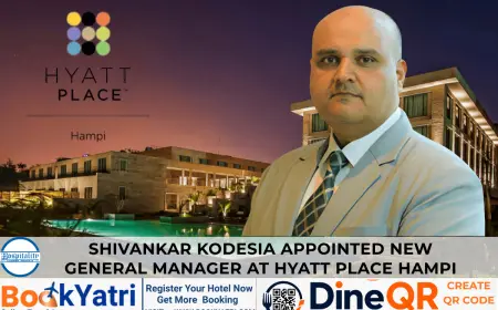 Shivankar Kodesia appointed New GM at Hyatt Place Hampi