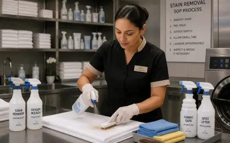 10 Professional Stain Removal Techniques: Housekeeping Training