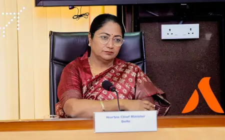 Rekha Gupta Cuts Delhi ATF VAT to 7% to Reduce Airline Fuel Costs