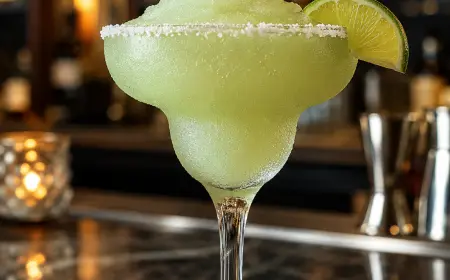 Frozen Margarita Cocktail Recipe with SOP, Garnish & Presentation Guide