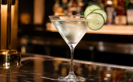 Cucumber Martini Cocktail Recipe with SOP, Garnish & Presentation Guide