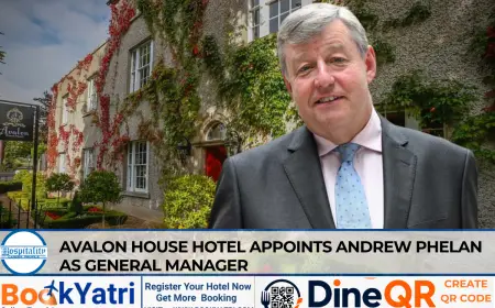 Andrew Phelan  appointed General Manager by Avalon House Hotel