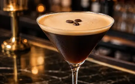 Coffee Martini Cocktail Recipe with SOP, Garnish & Presentation Guide