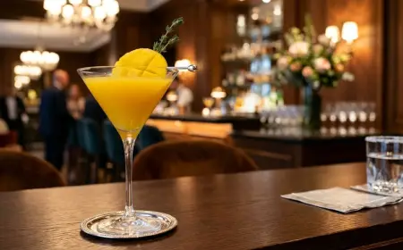Mango Martini Cocktail Recipe with SOP, Garnish & Presentation Guide