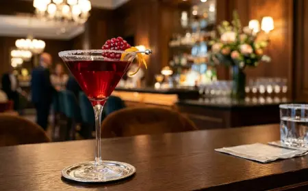 Pomegranate Martini Cocktail Recipe with SOP, Garnish & Presentation Guide
