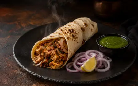 Roomali Chicken Wrap Recipe with SOP & Presentation Guide