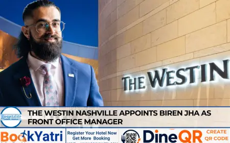 Biren Jha appointed Front office Manager at The Westin Nashville