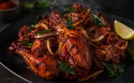 Chicken Ghee Roast Recipe with SOP & Presentation Guide