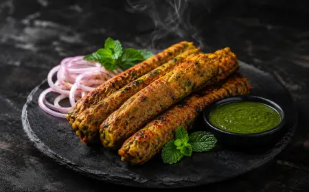Smoky Vegetable Seekh Kebab That Tastes Like a Restaurant Favourite