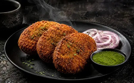 Crispy Indian Mutton Cutlets with a Melt-in-the-Mouth Spiced Filling