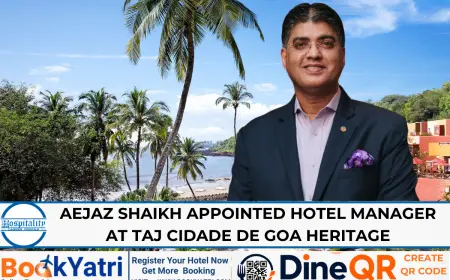 Aejaz Shaikh appointed Hotel Manager at Taj Cidade de Goa Heritage