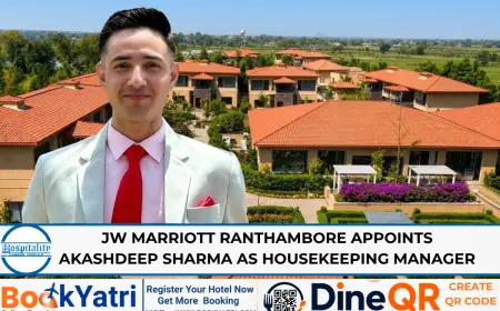 Akashdeep Sharma as Housekeeping Manager at JW Marriott