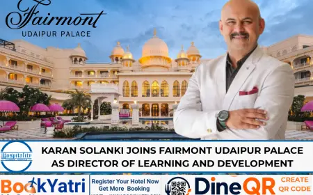 Fairmont Udaipur Palace appoints Karan Solanki as Director of L&D