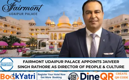 Jaiveer Singh Rathore New Director of People & Culture at Fairmont Udaipur