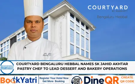 SK Jahid Akhtar New Pastry Chef at Courtyard by Marriott Bengaluru Hebbal