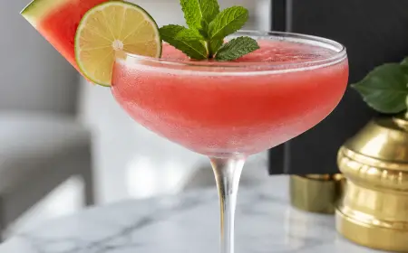 Shake a Watermelon Martini Cocktail That Tastes Like Pure Summer
