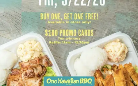 Ono Hawaiian BBQ Opens Murrieta Restaurant With Luau Event