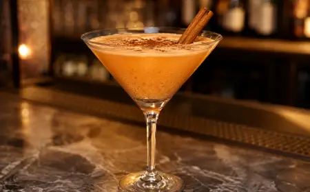 Pumpkin Martini Cocktail Recipe with SOP, Garnish & Presentation Guide