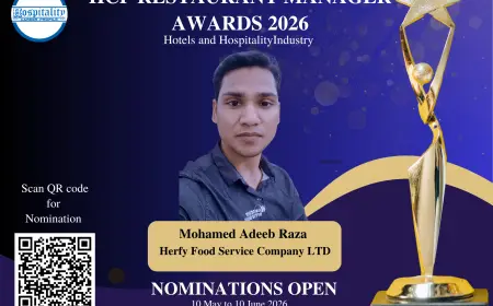 Mohamed Adeeb Raza, of Herfy Food Service Company LTD, Nominated for Restaurant Manager Award 2026
