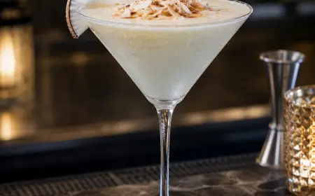 Coconut Martini Cocktail Recipe with SOP, Garnish & Presentation Guide