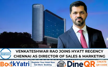 Venkateshwar Rao Joins Hyatt Regency Chennai as new DOSM