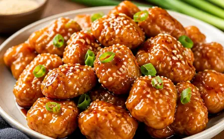 Sesame Chicken Bites Recipe with SOP & Presentation Guide