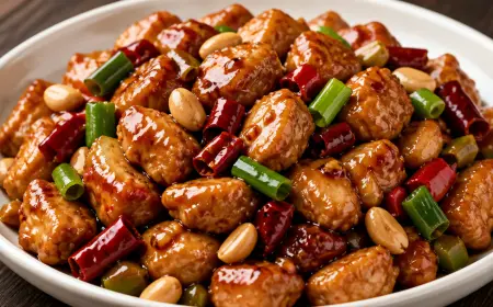 Kung Pao Chicken Bites Recipe with SOP & Presentation Guide