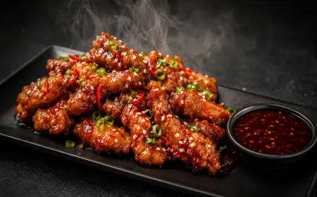 Dragon Chicken Recipe with SOP & Presentation Guide