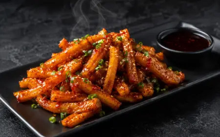 Crispy Honey Chilli Potato Recipe with SOP & Presentation Guide