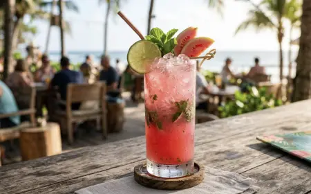 Guava Twist Mocktail: 7 Easy Steps Tropical Drink Hotel style