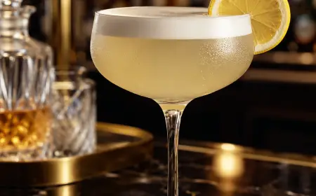 Vodka Sour Cocktail Recipe with SOP, Garnish & Presentation Guide