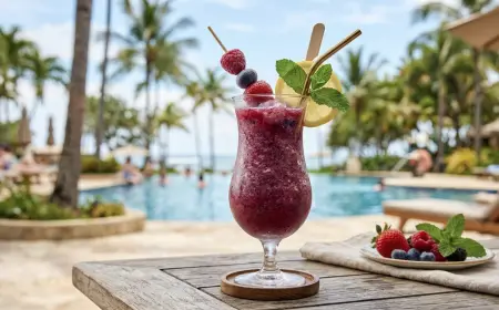 Slush Berry Mocktail: 5 Easy Steps to Hotel style Drink