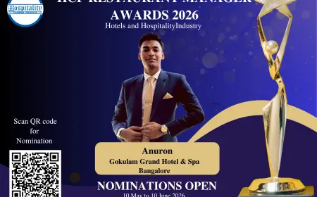 Anuron Porey, Food and Beverage Executive of Gokulam Grand Hotel & Spa Bangalore, Nominated for Restaurant Manager Award 2026