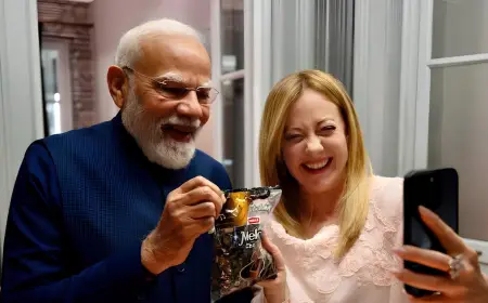 PM Modi Gifts Melody To Meloni, Sending Toffee Viral