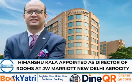 Himanshu Kala Appointed as Director of Rooms at JW Marriott New Delhi Aerocity