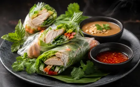 Vietnamese Chicken Rolls Recipe with SOP & Presentation Guide