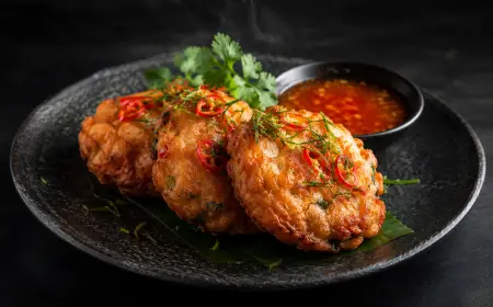 Thai Prawn Cakes Recipe with SOP & Presentation Guide