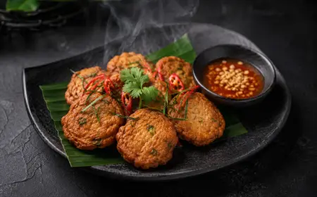 Thai Fish Cakes Recipe with SOP & Presentation Guide