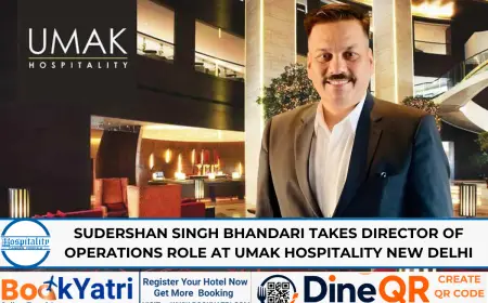 Sudershan Singh Bhandari New Director of Operations at UMAK Hospitality