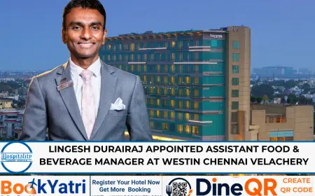 Lingesh Durairaj  Assistant F&B Manager at Westin Chennai Velachery