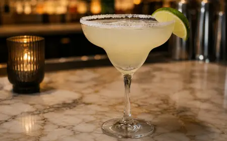Margarita Cocktail Recipe with SOP, Garnish & Presentation Guide