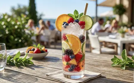 Sparkling Fruit Drink: 8 Easy Steps to the Best Refreshing Mocktail