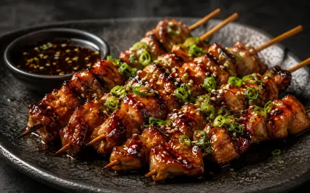 Teriyaki Chicken Skewers Recipe with SOP & Presentation Guide