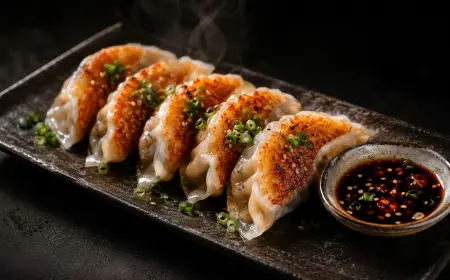 Shrimp Gyoza Recipe with SOP & Presentation Guide