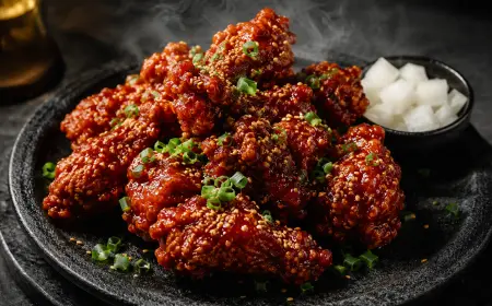 Korean Fried Chicken Recipe with SOP & Presentation Guide