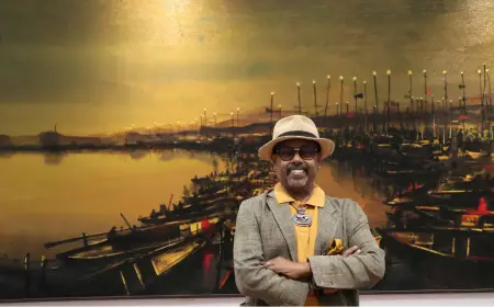Noida International Airport Art Showcases Paresh Maity Work