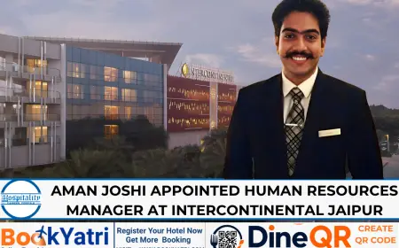Aman Joshi Appointed HR Manager at InterContinental Jaipur